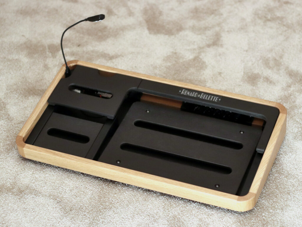 DUO 3-3P pedalboard hybride basse et Keyboard pour 6 pedales avec eclairage Renard & Belette