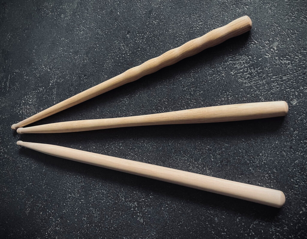 baguette batterie manche custom ergonomique sur mesure