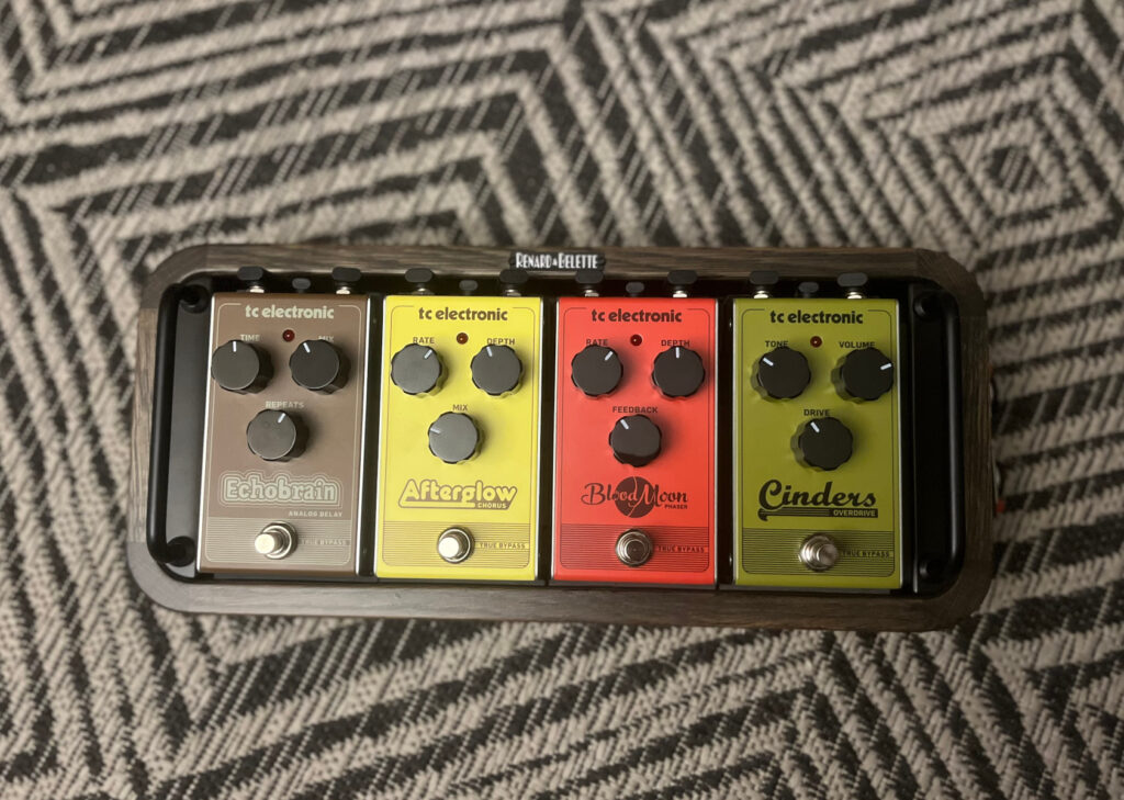 pedalboard custom SOLO 4-BR avec TC
