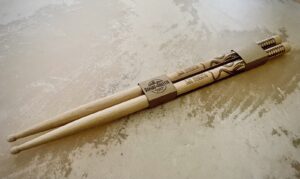 baguettes personnalisées pour groupe de musique